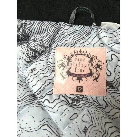 Triple nickel 555 Girl Green Plaid Puffer Jacket‎ Size 12 SKU BR650 - Picture 7 of 14